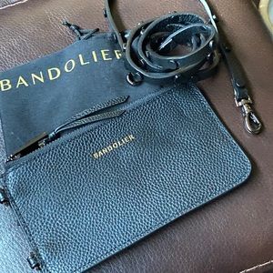 Bandolier crossbody body leather pouch
